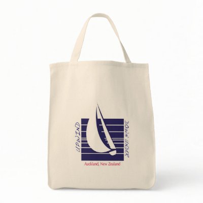 Boat Blue Square_UpDown Auckland bag by FUNauticals