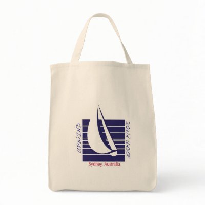 Boat Blue Square_UpDown Sydney bag by FUNauticals