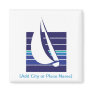 Boat Blues Square_Namedrop magnet