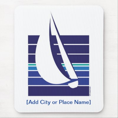 Boat Blues Square_Template mousepad by FUNauticals