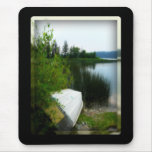 Boat by the Water Mousepads
