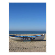 Boat * Cape May, NJ Postcard