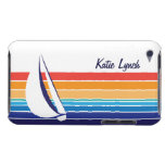 Boat Colour Square_horizontal hues_personalized iPod Touch Case