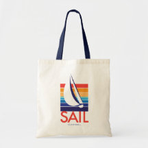 Boat Colour Square_SAIL Carmel Tote Bag