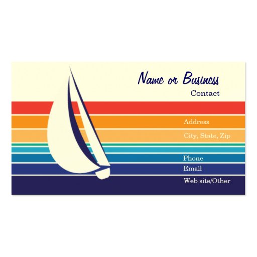 Boat Colour Square_Template Business Card