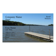 Boat Dock Business Card Template
