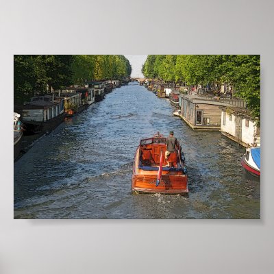 boat down river in holland by iluvsrk