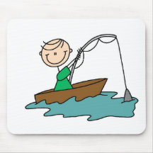 Boat Fishing Mousepads