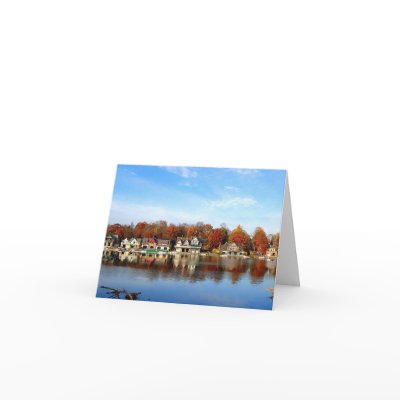Boat House Row, Philadelphia, PA Greeting Cards by nwillens