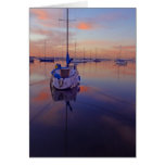 Boat in the Marina Card