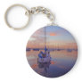 Boat in the Marina Keychain