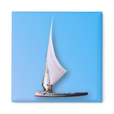 Boat Refrigerator Magnet by elenaind