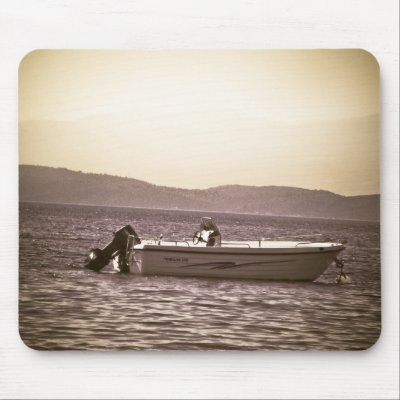 Boat mousepad by laly_sb
