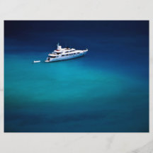 Boat on Magens Bay, St. Thomas, U.S. Virgin Island Custom Flyer