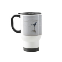 Boat-Tailed Grackle Digging for a Meal Series Coffee Mug