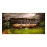Boat - The construction of Noah's Ark photo cards