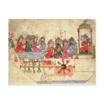 Boat with Automata, illustration