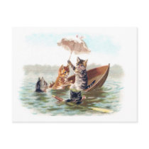 Boating Accident Postcard