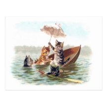 Boating Accident Postcard
