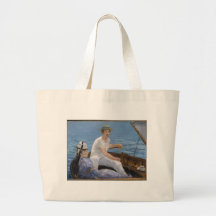 Boating - Edouard Manet Canvas Bags