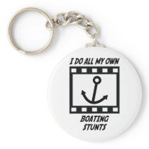Boating Stunts Keychain