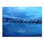 Boats And Reflections At Royal Perth Yacht Club Post Card
