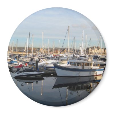 Boats and Yachts Magnet by JL_Hawkins