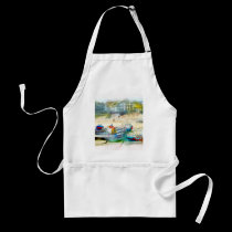 BOATS AS A PAINTING aprons