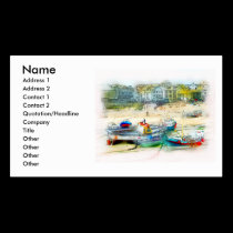 BOATS AS A PAINTING business cards