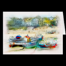 BOATS AS A PAINTING cards