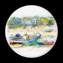 BOATS AS A PAINTING magnets