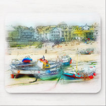 BOATS AS A PAINTING mousepads