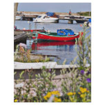 Boats docked in small harbour flyers