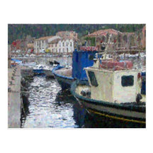 Boats in Sardinia Post Cards
