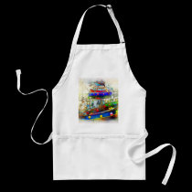 BOATS IN ST. IVES HARBOUR aprons