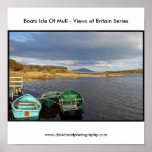 Boats Isle of Mull Print