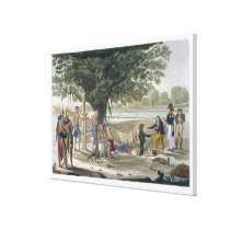 Boatyard near Kupang, Timor, plate 9 from 'Le Cost canvas prints