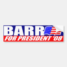 Bob Barr For President 08 Bumper Sticker