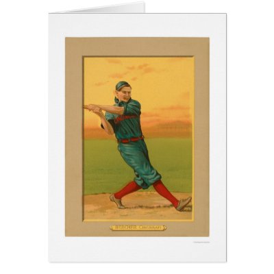 Bob Bescher Reds Baseball 1911 Greeting Card by lc_baseball