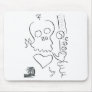 Bob Dobbs Skull Mouse Pad