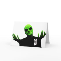 Bob Spreads the Violence greeting card