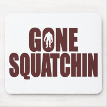 Bobo GONE SQUATCHIN Gear Finding Bigfoot Mouse Pads
