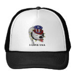 BoBo Show's his patriotism. Trucker Hat