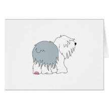 Bobtail Sheepdog Cards