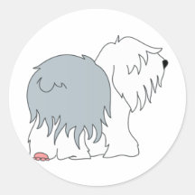 Bobtail Sheepdog Sticker