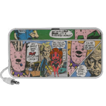 BobTown Comic 6 with Biff and the Devilette Mini Speaker