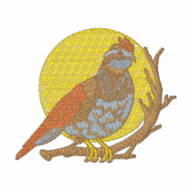 Bobwhite Quail Embroidered Jacket