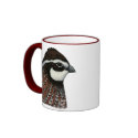 Bobwhite Quail Head mugs