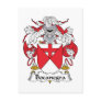 Bocanegra Family Crest Postcards