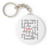 Bocce Ball Puzzle Key Chains